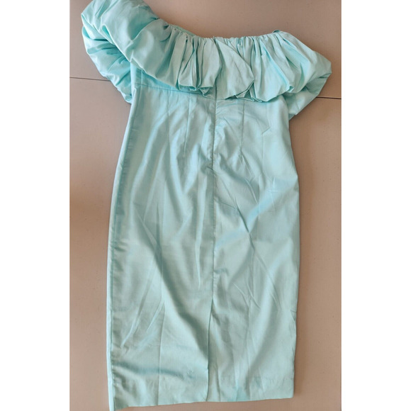 NWD Anthropologie Let Me Be Slim Bubble Dress Size S Blue Hawaiian #MB401 - Picture 5 of 11